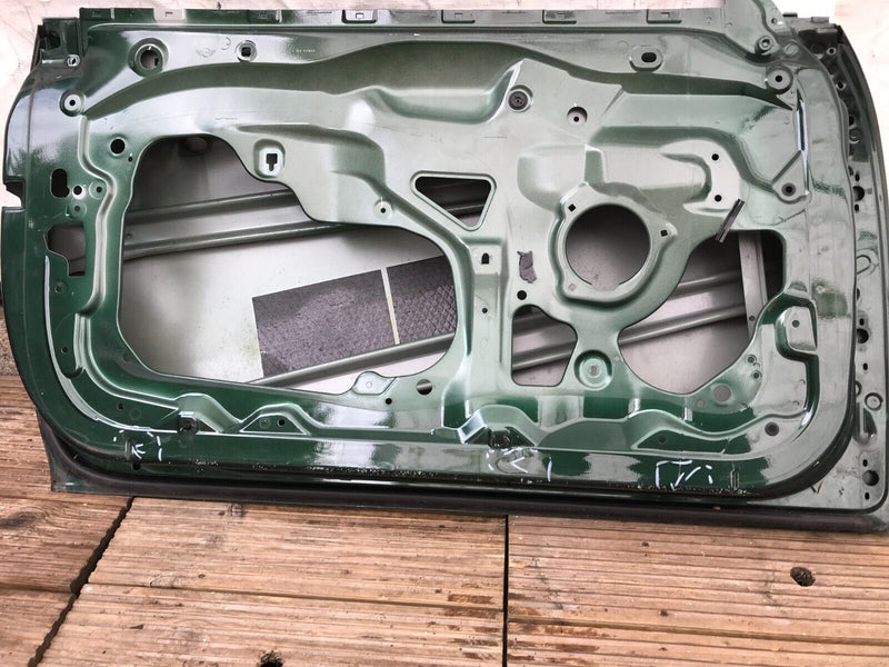 MINI COOPER F56 F57 2014-ON GENUINE FRONT LEFT DOOR SHELL PANEL in GREEN