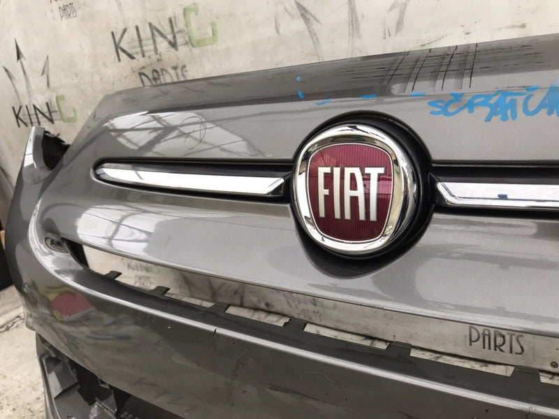 FIAT 500 LOUNGE FACELIFT 2015-23 FRONT BUMPER & TOP BADGE LOGO 735619491