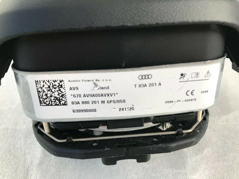 AUDI Q3 MK2 (F3) 2018-ON STEERING WHEEL AIRBAG DRIVER SIDE GENUINE 83A880201M