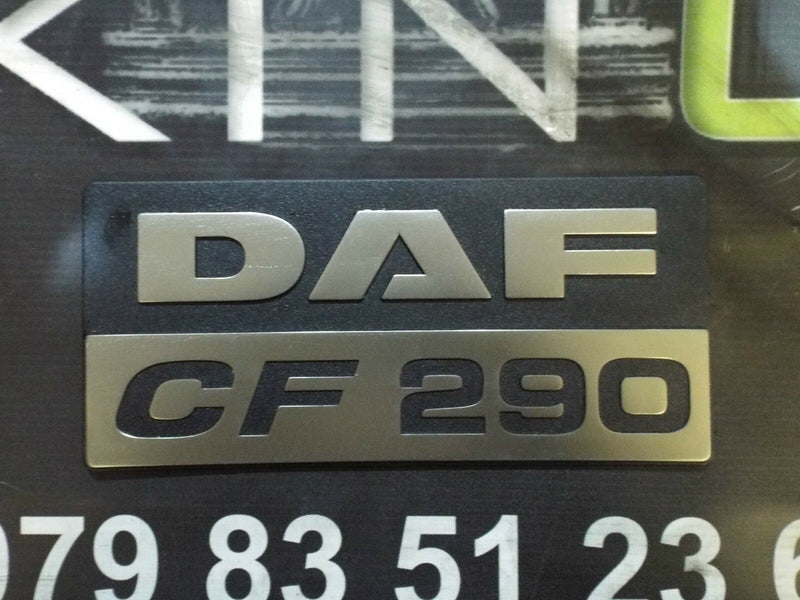 DAF Large Bus Lorry Side Cabin Coach Truck "DAF CF 290" Script Logo