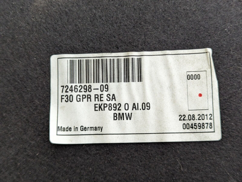 BMW 3 SERIES F30 2011-2019 DRIVER SIDE O/S BOOT CARPET TRIM 7246298 GENUINE