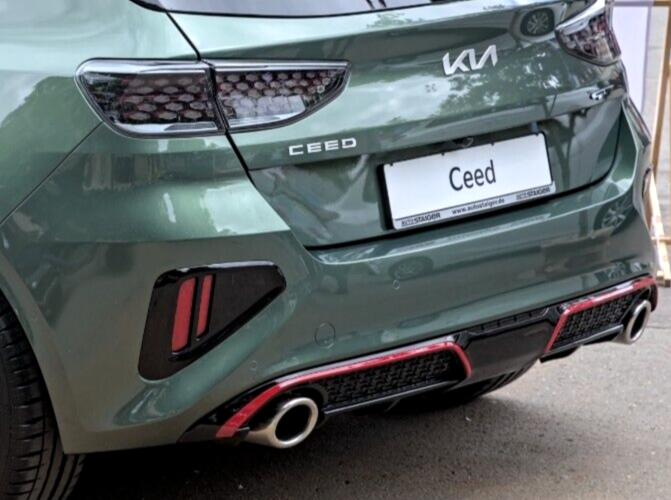 KIA CEED CD GT MK3 LCI 2021-24 LEFT & RIGHT SIDE REAR BUMPER PAIR TRIM MOULDING