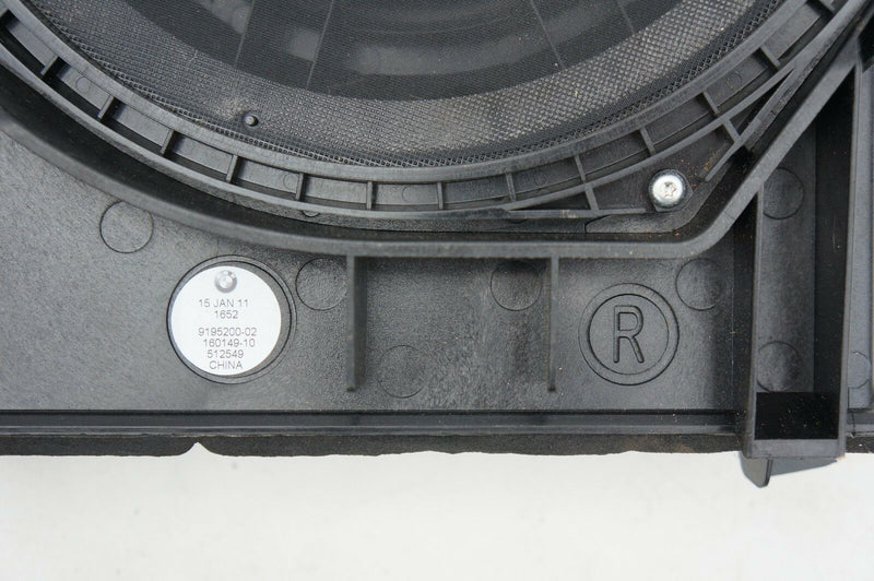 BMW 5 SERIES F10 F18 2010-2017 TOURING SUBWOOFER SPEAKER RIGHT FRONT 9195200-02
