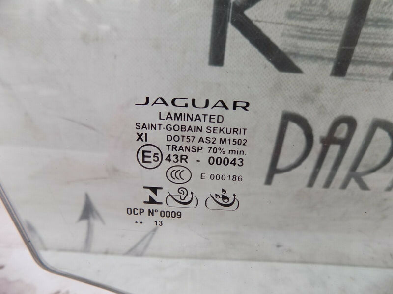 JAGUAR XJ X351 2010-2019 FRONT RIGHT WINDOW DROP GLASS GENUINE 43R-00043