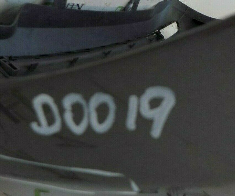 FIAT 500 2015-ON FACELIFT REAR BUMPER SILVER *NO PDC* 735619778