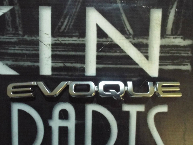 Range Rover Evoque 3D Side Back Silver Logo Badge Emblem