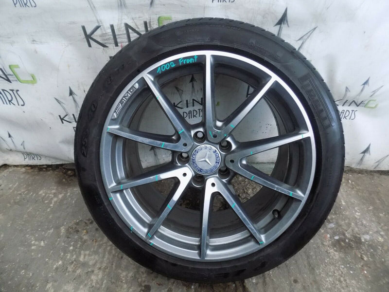 MERCEDES C CLASS AMG C63 2015-ON 18" FRONT ALLOY WHEEL 9JX18H2 A2054015700