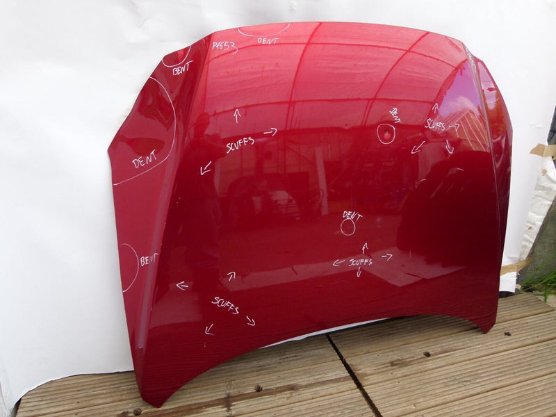 MAZDA 3 CX3 CX-3 GENUINE FRONT BONNET HOOD PANEL in RED