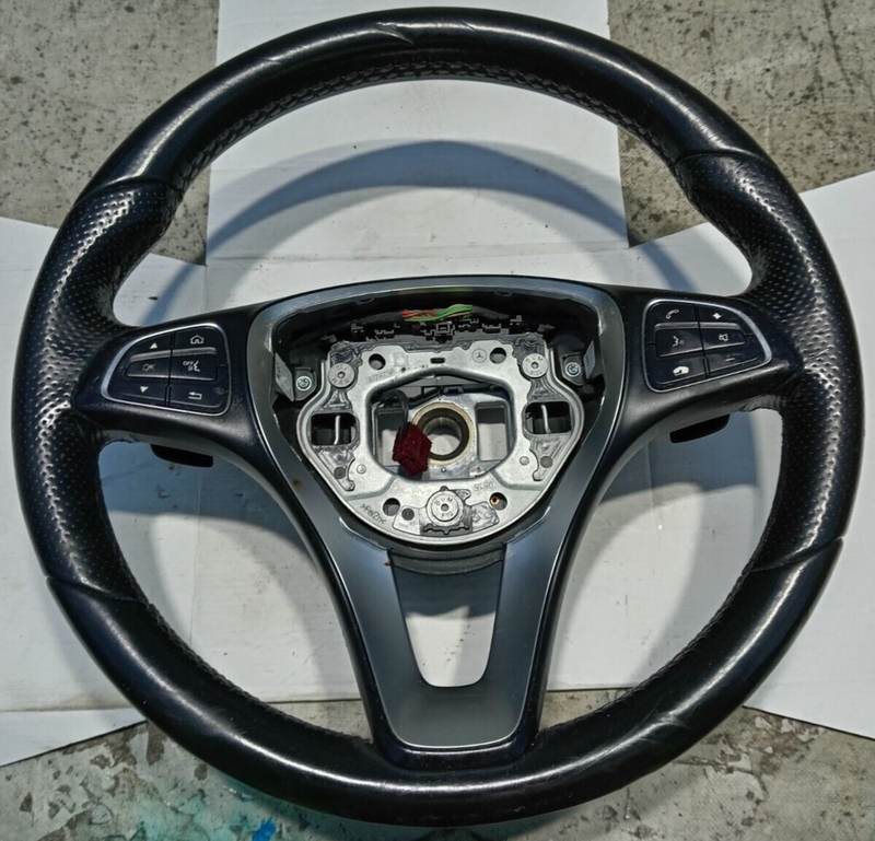 MERCEDES W205 C CLASS 2014-2018 MULTIFUNCTION PADDLE SHIFT STEERING WHEEL #