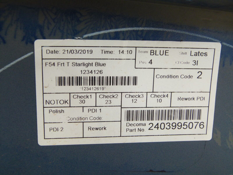 MINI COOPER F54 2014-18 FRONT BUMPER GENUINE 7370791