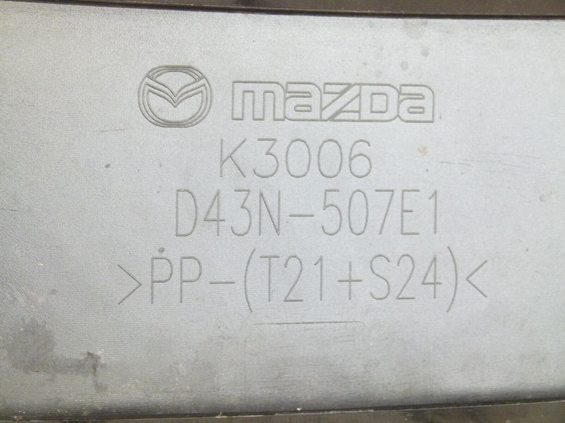 MAZDA 2 2014-ON FACELIFT FRONT BUMPER UPPER MOULDING GENUINE D43N507E1