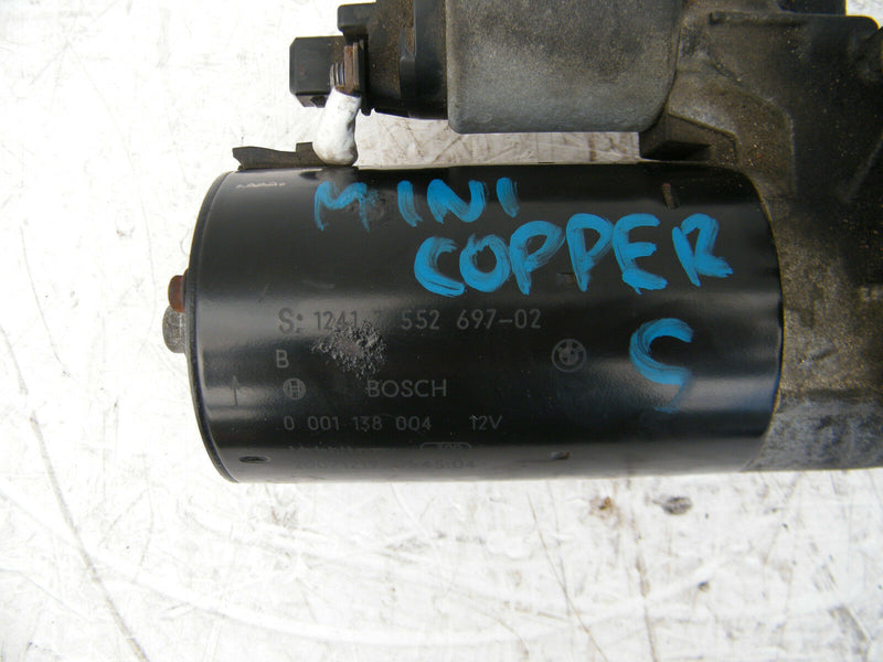 MINI COOPER S R56 R57 2006-2013 PETROL 1.6 BOSCH STARTER ENGINE MOTOR 7552697-02