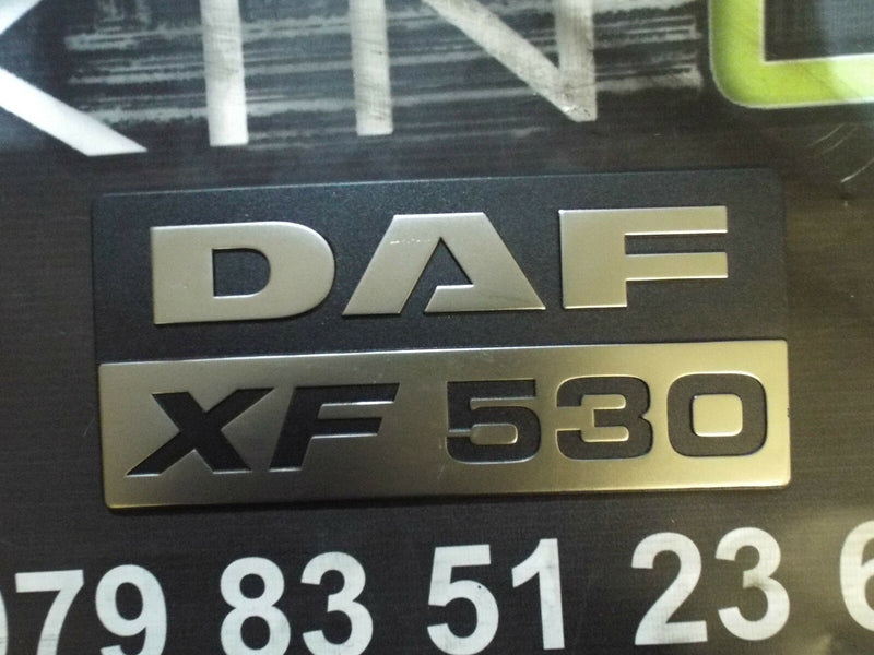 DAF Large Bus Lorry Side Cabin Coach Truck "DAF XF 530" Script Logo