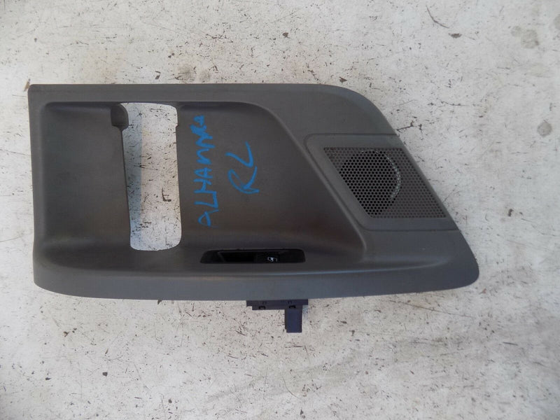 SEAT ALHAMBRA 2010-15 REAR RIGHT HANDLE WITH SPEAKER & WINDOW SWITCH 7N0868162A