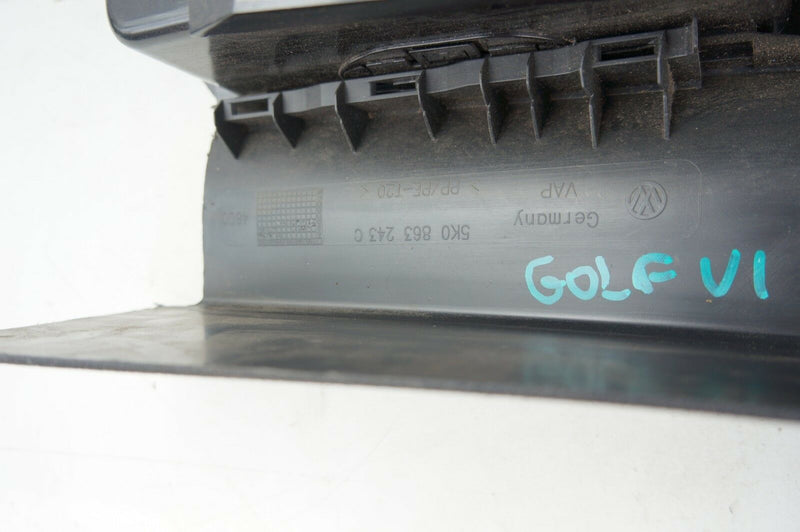 VW GOLF VI MK6 2008-2012 FRONT CENTER CONSOLE 5K0863243C