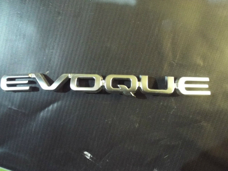 Range Rover Evoque 3D Side Back Silver Logo Badge Emblem