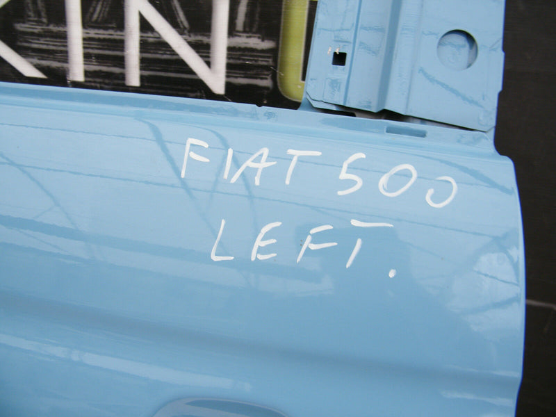 FIAT 500 2011-2018 GENUINE FRONT DOOR LEFT SIDE PASSENGER N/S DAMAGE Blue