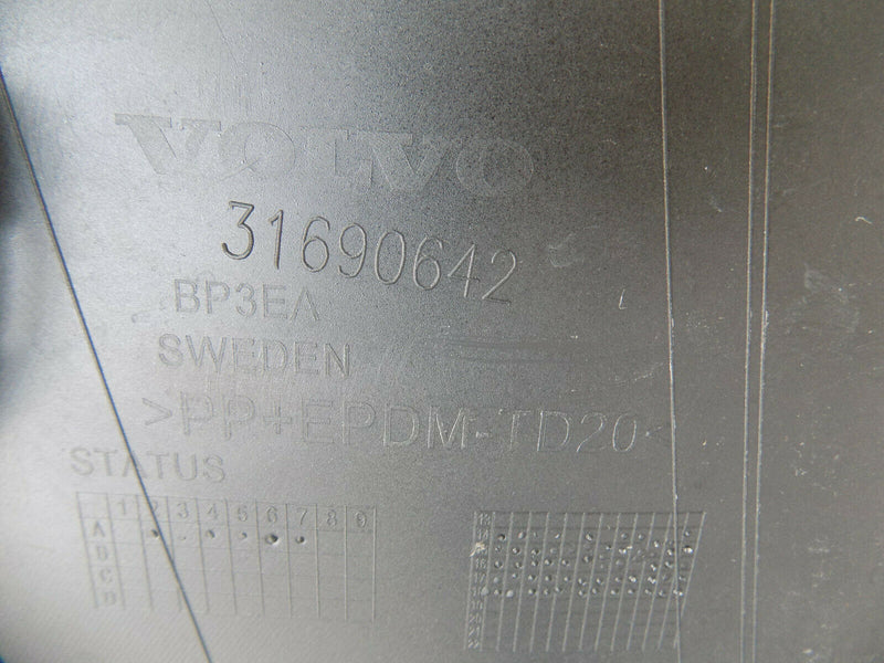 VOLVO XC90 II R-DESIGN 2014-17 BLACK REAR BUMPER GENUINE 6x PDC 31353390