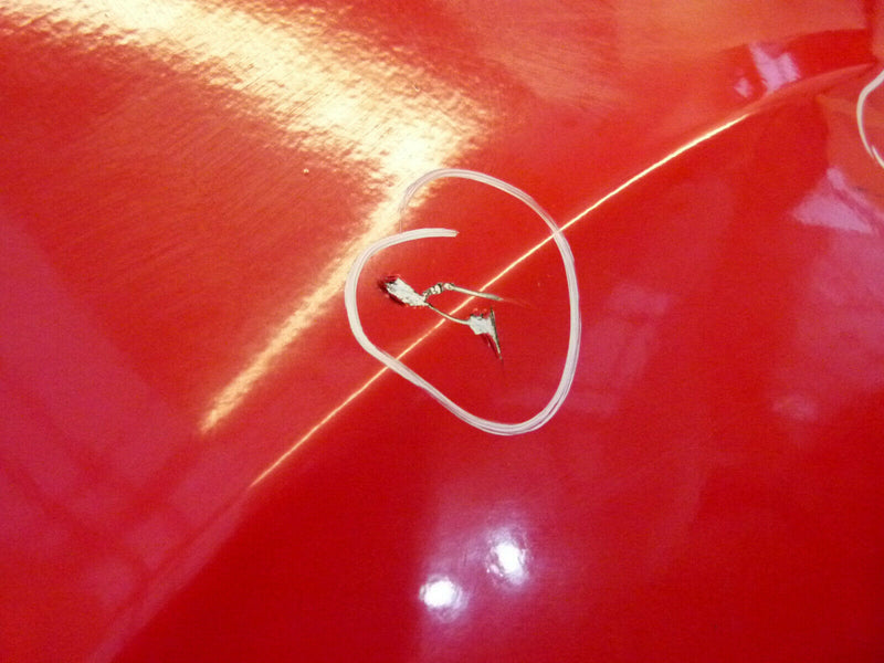 NISSAN e-NV200 2013-ON FRONT FENDER WING PANEL LEFT SIDE IN RED STICKER
