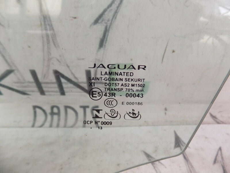 JAGUAR XJ X351 2010-2019 FRONT LEFT WINDOW DROP GLASS GENUINE 43R-00043