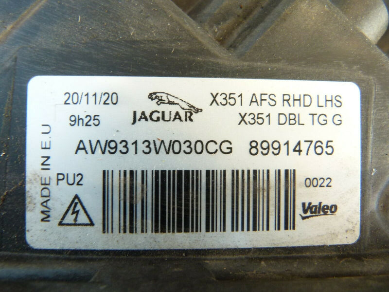 JAGUAR XJ X351 2010-2014 LEFT SIDE GENUINE HEADLIGHT XENON & BALLAST