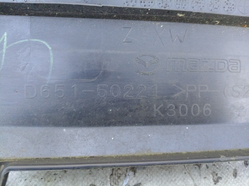 MAZDA 2 MK3 2007-2014 HATCHBACK REAR BUMPER GENUINE D651-50221