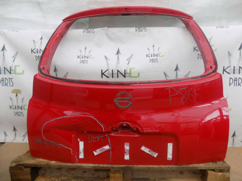 NISSAN MICRA K12 2002–2010 TAILGATE BOOT LID RED