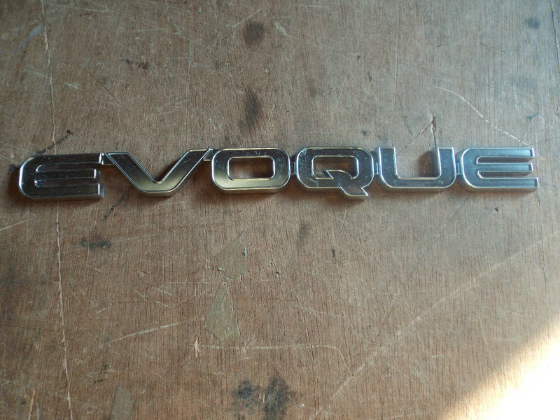 Range Rover Evoque Side Back Silver Logo Badge Emblem