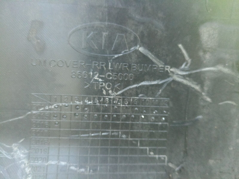 KIA SORENTO MK3 2014-2018 LOWER REAR BUMPER PDC GENUINE 86612C5000